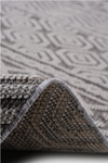 Guros Stylish and Stain Resistant Grey/White 4' x 6'2''