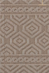 Guros Stylish and Stain Resistant Grey/White 4' x 6'2''