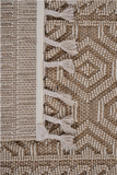 Guros Stylish and Stain Resistant Grey/White 4' x 6'2''