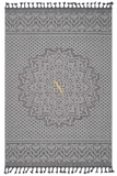 Guros Stylish and Stain Resistant Gray/White 4' x 6'2''