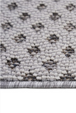Guros Stylish and Stain Resistant Gray/White 6'7'' x 9'