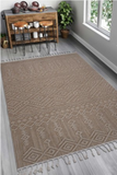 Guros Stylish and Stain Resistant Natural 6'7'' x 9'