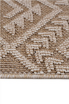Guros Stylish and Stain Resistant Natural 6'7'' x 9'