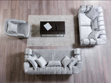 Olivia Jasmine Silver Velvet Sofa & Loveseat