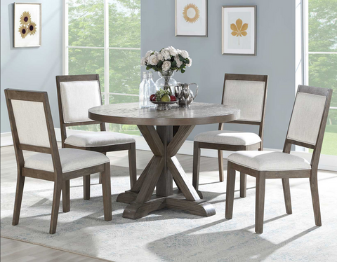 MY400 Molly Round Table + 4 Chairs Set