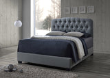 Tilda Gray Upholstered King Bed - Olivia Furniture