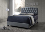 Tilda Light Gray Upholstered Queen Bed - Olivia Furniture