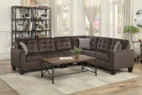 Lantana Chocolate Reversible Sectional - Olivia Furniture