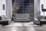 Matteo Gray/Black Living Room Set - Olivia Furniture