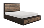 Miter Brown Storage Platform Bedroom Set - Olivia Furniture