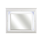 Allura White LED Panel Bedroom Set - Olivia Furniture