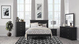 Seabright Black Panel Bedroom Set - Olivia Furniture