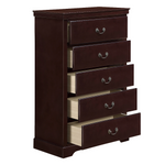 Seabright Cherry Panel Bedroom Set - Olivia Furniture