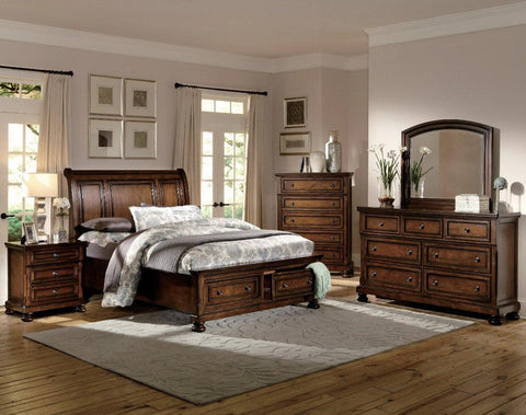 Cumberland Storage Platform Bedroom Set - Olivia Furniture