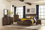 Parnell Rustic Cherry Panel Bedroom Set - Olivia Furniture