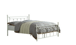 Lia White Full Metal Platform Bed | 2048 - Olivia Furniture