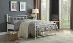 Lia White Full Metal Platform Bed | 2048 - Olivia Furniture