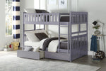 Orion Gray Full/Full Bunk Bed | B2063 - Olivia Furniture