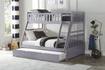 Orion Gray Twin/Full Bunk Bed | B2063 - Olivia Furniture