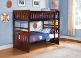 Rowe Cherry Twin/Twin Bunk Bed - Olivia Furniture