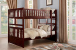 Rowe Cherry Full/Full Bunk Bed - Olivia Furniture