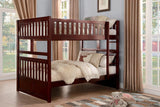 Rowe Cherry Full/Full Bunk Bed - Olivia Furniture