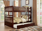 Rowe Cherry Full/Full Bunk Bed - Olivia Furniture