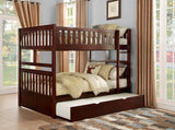 Rowe Cherry Full/Full Bunk Bed - Olivia Furniture
