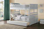 Galen White Full/Full Bunk Bed | B2053 - Olivia Furniture