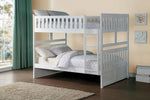 Galen White Full/Full Bunk Bed | B2053 - Olivia Furniture