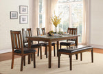 Delmar Brown 6-Piece Dining Set | 5511 - Olivia Furniture