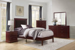 Seabright Cherry Youth Panel Bedroom Set - Olivia Furniture