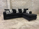Black Sectional 110 - Olivia Furniture