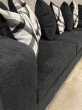 Black Sectional 110 - Olivia Furniture