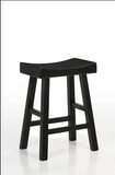 Aruba Casual 24" Saddle Stool - Olivia Furniture