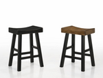 Aruba Casual 24" Saddle Stool - Olivia Furniture