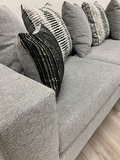 Moderno Grey Sectional 110 - Olivia Furniture