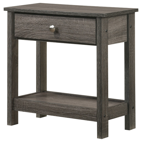Skyler Contemporary 1-Drawer Nightstand - Olivia Furniture