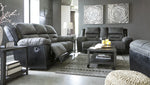 Ashley 29102 Earhart Grey Reclining Set - Olivia Furniture