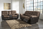 Follett Coffee Reclining Living Room Set - Olivia Furniture