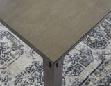 Bridson Gray 5-Piece Square Counter Height Set - Olivia Furniture
