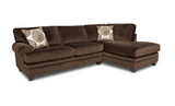 900 Brown Sectional - Olivia Furniture