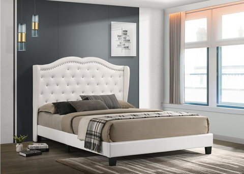 Paradise2 White King Size Bed - Olivia Furniture