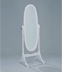 Cheval White Tall Mirror - Olivia Furniture