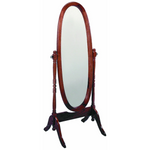 Cheval Cherry Tall Mirror - Olivia Furniture
