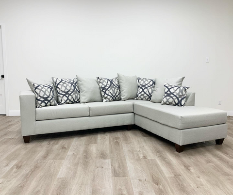 110 Sectional Linen - Olivia Furniture