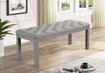 Finley Gray Accent Bench - Olivia Furniture