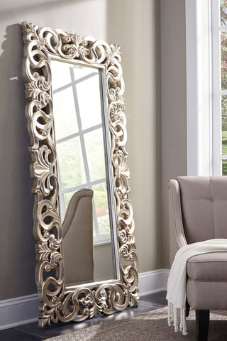 A8010123 Accent Floor Mirror - Olivia Furniture