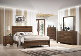Millie Cherry Brown Panel Bedroom Set - Olivia Furniture
