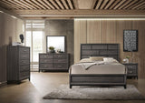 Akerson Gray Panel Bedroom Set - Olivia Furniture